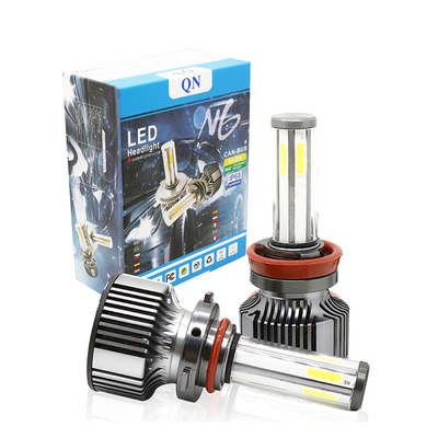 N6 รถยนต์ H4 ไฟหน้าแบบ LED 6 ด้านไฮไลท์ดัดแปลงหลอดไฟหน้า H11