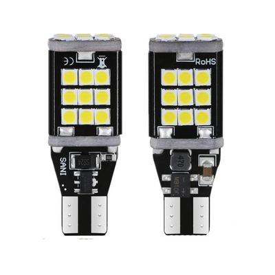 ODM 3030 T15 สัญญาณไฟเลี้ยว LED สำหรับยานยนต์ Canbus Error Free Brake Reversing For Cars