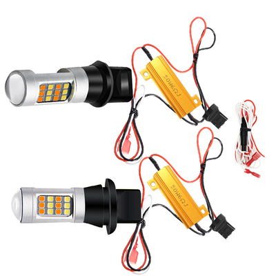 Auto P21w 1156 1157 12v Led Stop ไฟท้ายหลอดไฟ T20 ไฟเบรกรถยนต์