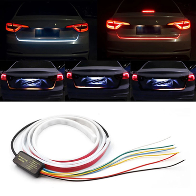 Streamer Waterproof ไฟหน้ารถ Led Tube Strip ไฟเตือนประตูรถฉุกเฉิน 1.2m / 1.5m
