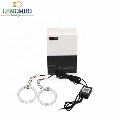 ซื้อ DRL RGB Halo Rings ภายในรถ LED Ambient Lights CCFL Angel Devil Eyes 80mm 95mm 105mm 110mm online manufacture