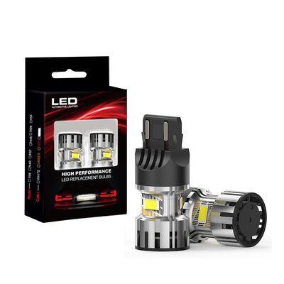 ซื้อ Halogen Size CB10 CANBUS Error Free 7443 T20 W21/5W LED Brake Lights With 2800LM 28W for Car LED Bulb Lights online manufacture
