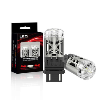 ซื้อ Newest Innovative 3157 LED Car Light Bulbs 3156 BA15S 1600LM 12V 24V for Car Brake Stop Signal Reverse With 7035 Chip online manufacture