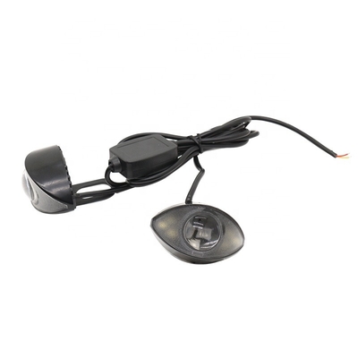 กำหนดเอง 300LM 6000K รถจักรยานยนต์ LED ไฟหน้าไฟตาเหยี่ยว 10SMD