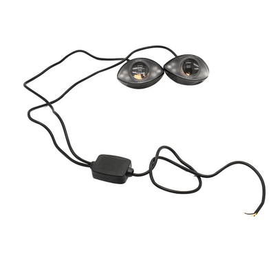กำหนดเอง 300LM 6000K รถจักรยานยนต์ LED ไฟหน้าไฟตาเหยี่ยว 10SMD
