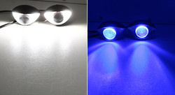 กำหนดเอง 300LM 6000K รถจักรยานยนต์ LED ไฟหน้าไฟตาเหยี่ยว 10SMD