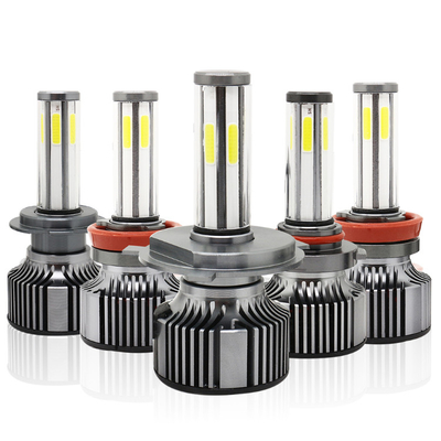 N6 รถยนต์ H4 ไฟหน้าแบบ LED 6 ด้านไฮไลท์ดัดแปลงหลอดไฟหน้า H11