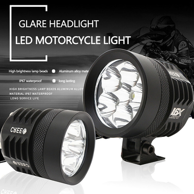 ไฟหน้ารถจักรยานยนต์ LED L4X L6X 40W โคมไฟรถยนต์ไฟฟ้า 4 เม็ดไฟหน้าไฟสปอตไลท์รถยนต์