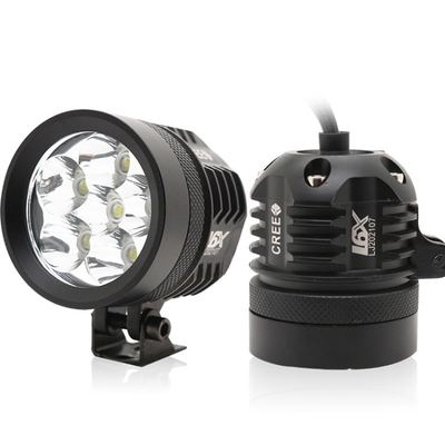ไฟหน้ารถจักรยานยนต์ LED L4X L6X 40W โคมไฟรถยนต์ไฟฟ้า 4 เม็ดไฟหน้าไฟสปอตไลท์รถยนต์