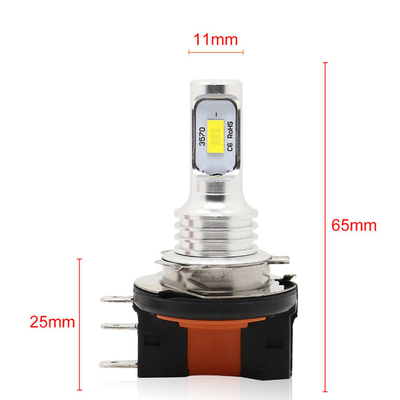 Luces Para Carros H15 ไฟหน้ารถยนต์ LED DRL หลอดไฟฮาโลเจนไฟหน้า