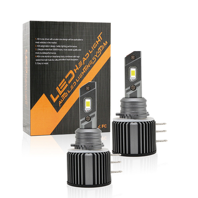ODM Faros Focos Luc H15 หลอดไฟหน้า LED 8000Lm สำหรับไฟหน้ารถฮาโลเจน LED