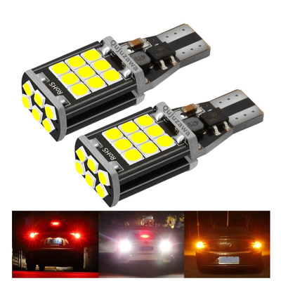 ODM 3030 T15 สัญญาณไฟเลี้ยว LED สำหรับยานยนต์ Canbus Error Free Brake Reversing For Cars