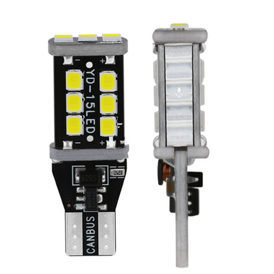 W6W WY16W 15 SMD ไฟ LED ยานยนต์ 2835 ไฟหยุด T15 ไฟ LED รถยนต์