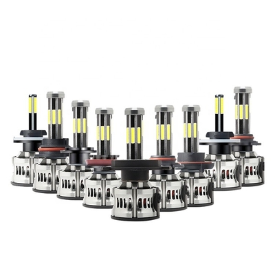 8 ด้าน H1 H3 H4 H7 9005 9006 ไฟหน้า LED ยานยนต์ 6000K 360 Canbus