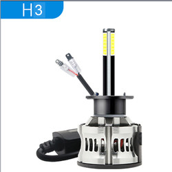8 ด้าน H1 H3 H4 H7 9005 9006 ไฟหน้า LED ยานยนต์ 6000K 360 Canbus