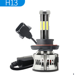 8 ด้าน H1 H3 H4 H7 9005 9006 ไฟหน้า LED ยานยนต์ 6000K 360 Canbus