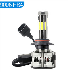 8 ด้าน H1 H3 H4 H7 9005 9006 ไฟหน้า LED ยานยนต์ 6000K 360 Canbus