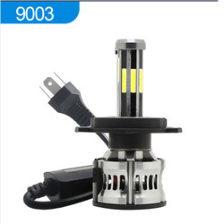 8 ด้าน H1 H3 H4 H7 9005 9006 ไฟหน้า LED ยานยนต์ 6000K 360 Canbus