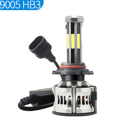 8 ด้าน H1 H3 H4 H7 9005 9006 ไฟหน้า LED ยานยนต์ 6000K 360 Canbus