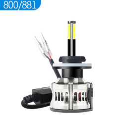 8 ด้าน H1 H3 H4 H7 9005 9006 ไฟหน้า LED ยานยนต์ 6000K 360 Canbus
