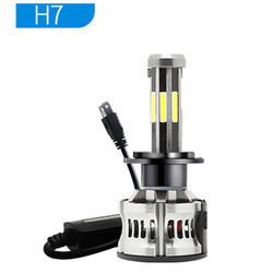 8 ด้าน H1 H3 H4 H7 9005 9006 ไฟหน้า LED ยานยนต์ 6000K 360 Canbus