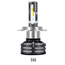 หลอดไฟหน้า LED สว่างที่สุด 3 สีสากล H1 H3 H4 H7 H11 9005 9006