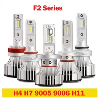 F2 H4 H7 9005 9006 ไฟหน้ารถยนต์ LED ไฟหน้าแบบไม่มีพัดลมไฟตัดหมอก