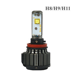 ไฟตัดหมอก H4 H7 9005 9006 หลอดไฟ LED สำหรับรถยนต์ V16 Super Bright