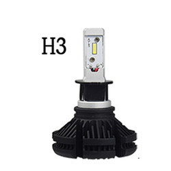 X3 ไฟหน้ารถยนต์ LED ไฟตัดหมอกแบบไม่มีพัดลม H4 H7 H11 9005 9006