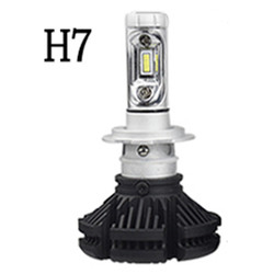 X3 ไฟหน้ารถยนต์ LED ไฟตัดหมอกแบบไม่มีพัดลม H4 H7 H11 9005 9006