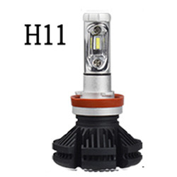 X3 ไฟหน้ารถยนต์ LED ไฟตัดหมอกแบบไม่มีพัดลม H4 H7 H11 9005 9006