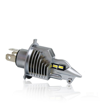 Mini Fighter H4 ไฟหน้าแบบ LED สำหรับพัดลมระบายความร้อนรถยนต์ 40W ระบบไฟส่องสว่างอัตโนมัติ 9V-48V 8000lm