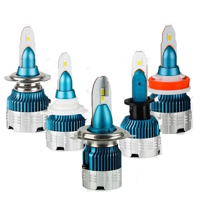 H1 H3 H4 H7 H8 H11 9005 9006 หลอดไฟหน้ารถ LED MI2 แสงสีขาว