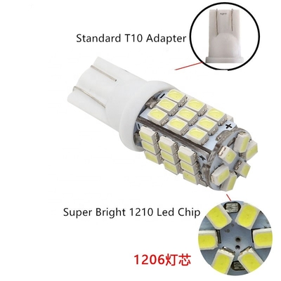 ภายในภายใน T10 3014 42SDM ไฟหน้ารถหลอดไฟกว้าง 12v หลอดไฟ