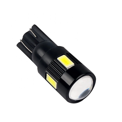 T10 5630 6 SMD Nonpolarity นำหลอดไฟด้านข้างรถดัดแปลงหลอดไฟ LED DC 12V