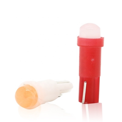 ไฟ LED แสดงสถานะ 12v สำหรับรถยนต์ T5 COB 1SMD 3D สีแดง/เขียว/เหลือง/น้ำเงิน/ขาว LED