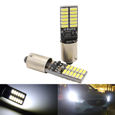 BA9S 4014 24SMD หลอดไฟ LED ยานยนต์กว้างไฟ LED แสดงสถานะ 12V