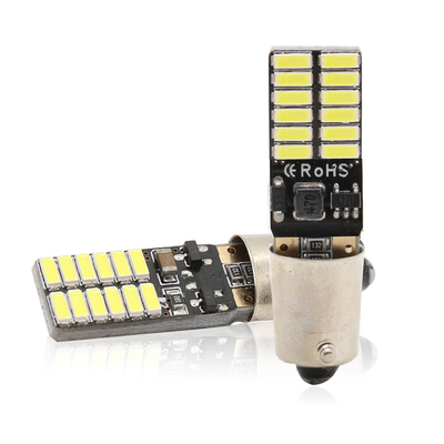 BA9S 4014 24SMD หลอดไฟ LED ยานยนต์กว้างไฟ LED แสดงสถานะ 12V