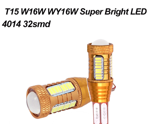 12v 4014 32smd Cree T10 ไฟภายใน Canbus ยานยนต์หลอดไฟ LED ไฟเบรกถอยหลังสีขาว