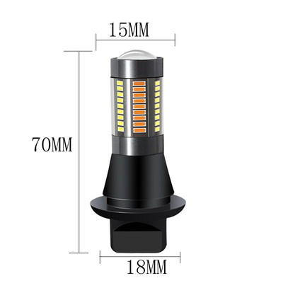 T20 CANUBS ไฟเลี้ยว LED เบรค 7440 4014 66SMD ไฟวิ่งกลางวัน LED