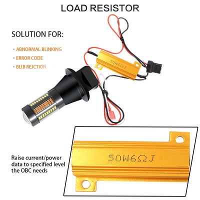 T20 CANUBS ไฟเลี้ยว LED เบรค 7440 4014 66SMD ไฟวิ่งกลางวัน LED