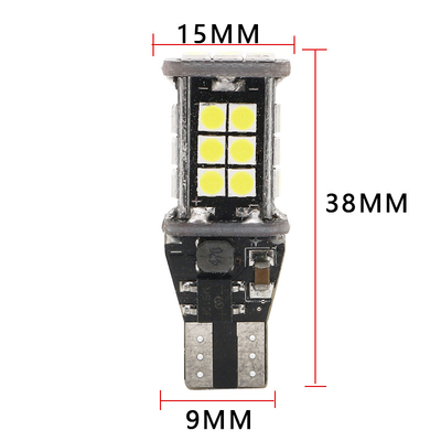 T15 3030 24SMD Canbus LED ไฟหน้า 12V ไฮไลท์ย้อนกลับรถมุม Light