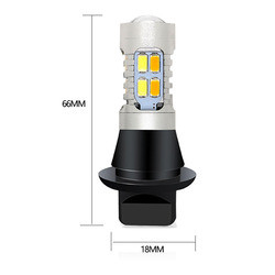 5630 20SMD หลอดไฟเลี้ยว LED สีคู่ 7440 T20 BA15S 1156 BAU15S