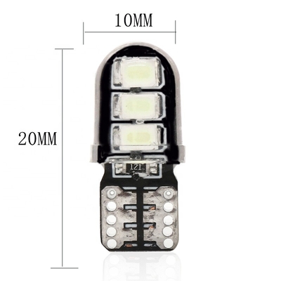 T10 ไฟ LED ด้านข้างรถกว้าง 2835 6smd DC12V 194 W5W