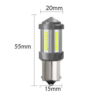 7440 LED ไฟเลี้ยวเบรก 1156 BA15S BAY15S 2016 40SMD ไม่มีข้อผิดพลาด Drl 12 V นาฬิกาปลุก