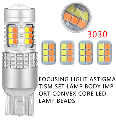30SMD ไฟหน้าอัตโนมัติ 3030 ไฟเบรกและไฟเลี้ยว 10W