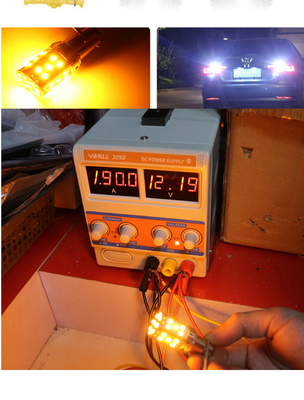 ไฟเลี้ยว LED สากล ไฟเลี้ยว ระบบไฟส่องสว่างอัตโนมัติ 20W 12-24V