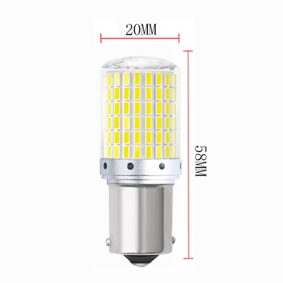6000K Auto Universal LED ไฟเลี้ยวเบรคสำหรับรถยนต์ 7.5W 12V
