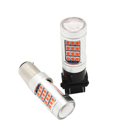 ไฟเลี้ยวรถยนต์อเนกประสงค์แบบกำหนดเอง 2835 ไฟหน้าถอยหลังสามครั้งกระพริบ Bulb