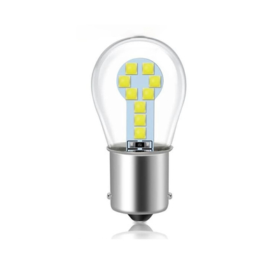 1156 BA15S LED 1157 BAY15D ไฟเบรก LED ไฟเลี้ยวแบบสัมผัสเดี่ยว / คู่ Bayonet